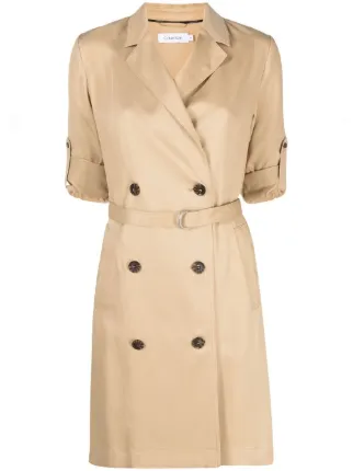 Calvin Klein double-breasted Trench 