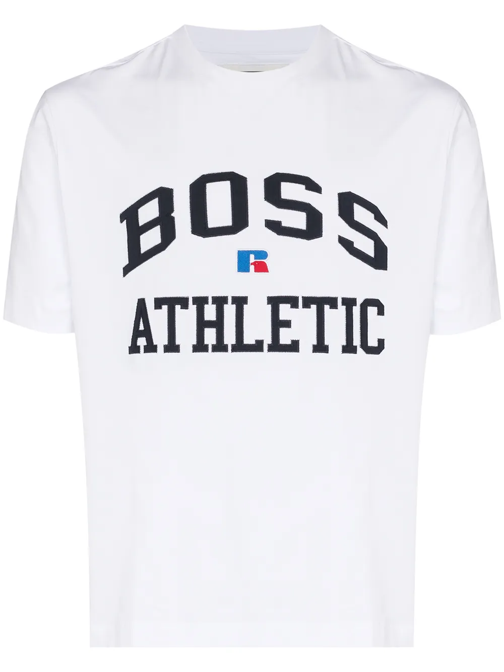 

BOSS logo-print short-sleeve T-shirt - White