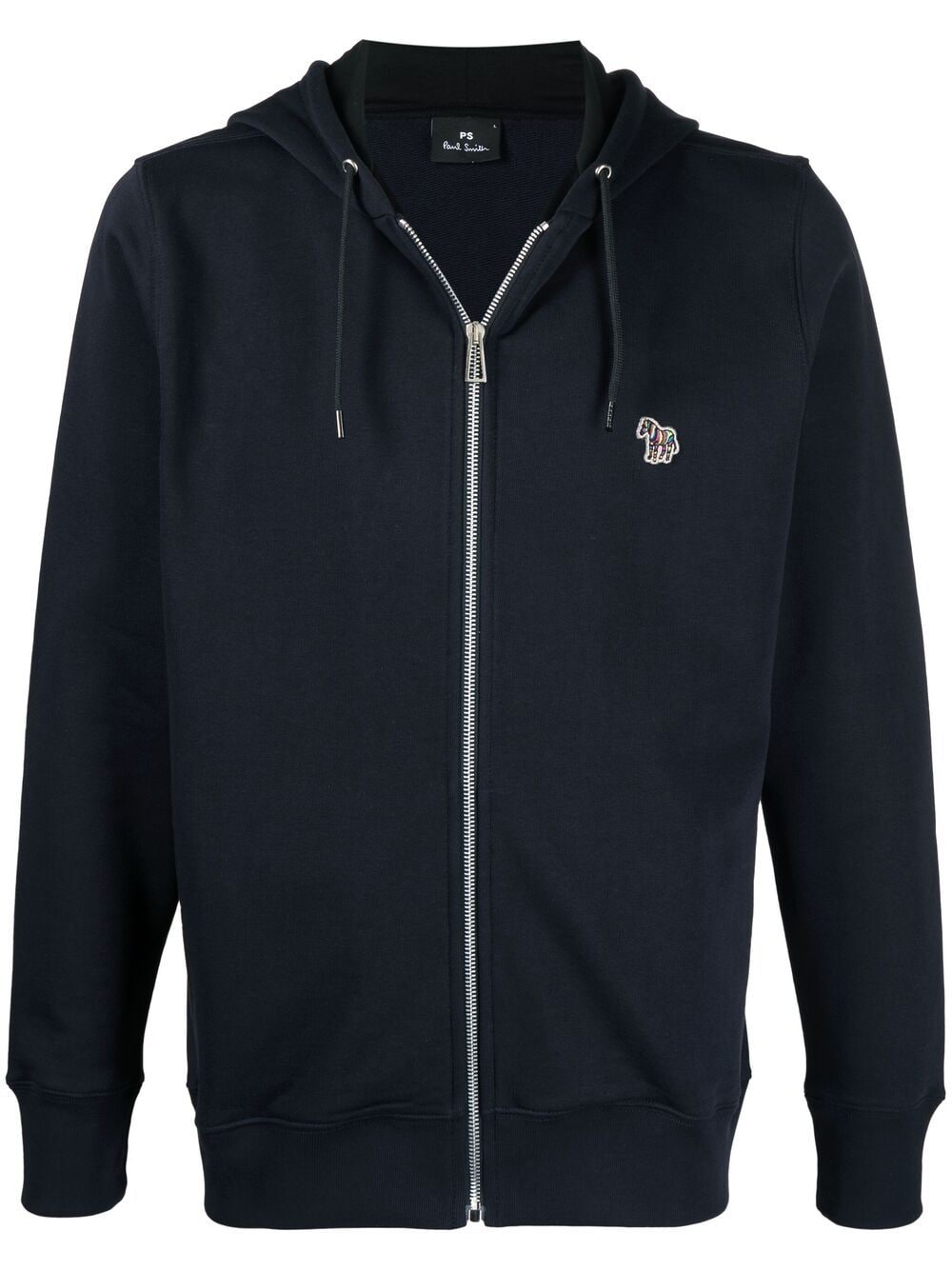 

PS Paul Smith hoodie con bordado de cebra - Azul