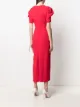 Nº21 puff-sleeve ruched dress