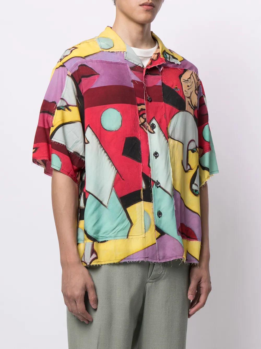 фото Vivienne westwood рубашка с принтом aloha one fun september