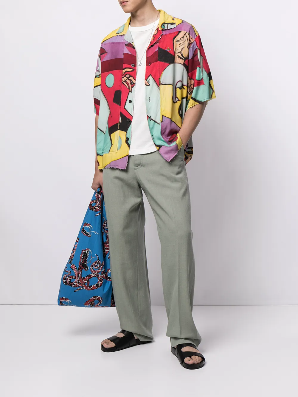 фото Vivienne westwood рубашка с принтом aloha one fun september