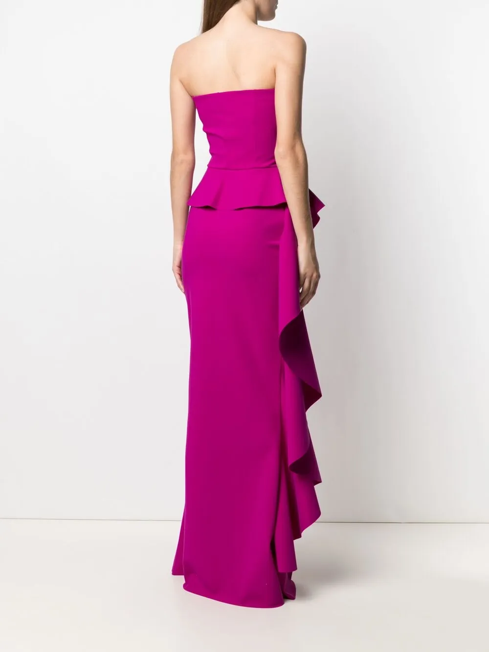 фото Le petite robe di chiara boni платье с бюстье и баской