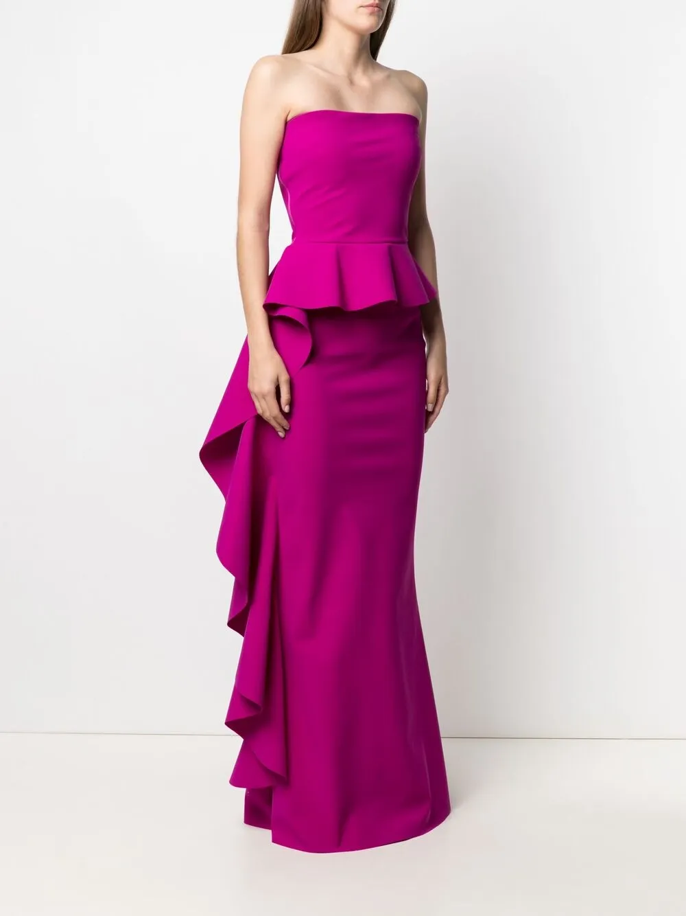 фото Le petite robe di chiara boni платье с бюстье и баской