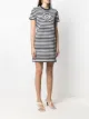 Tory Burch vestido estilo playera a rayas