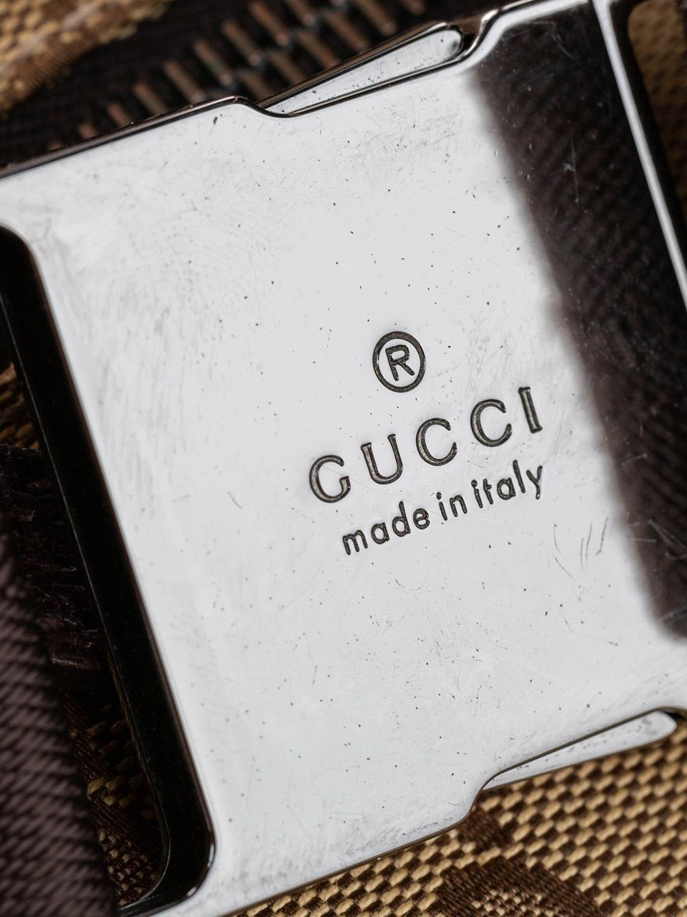 фото Gucci pre-owned поясная сумка с монограммой gg