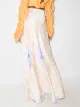 Paco Rabanne tie-dye print maxi skirt