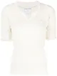 Image 1 of Bottega Veneta ribbed knit polo top