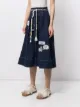 Mira Mikati embroidered patch skirt