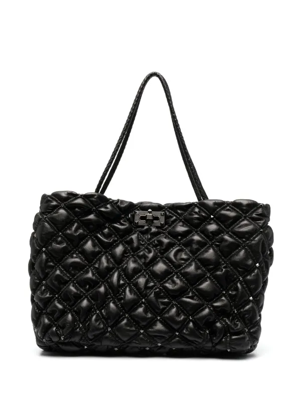 valentino white quilted bag