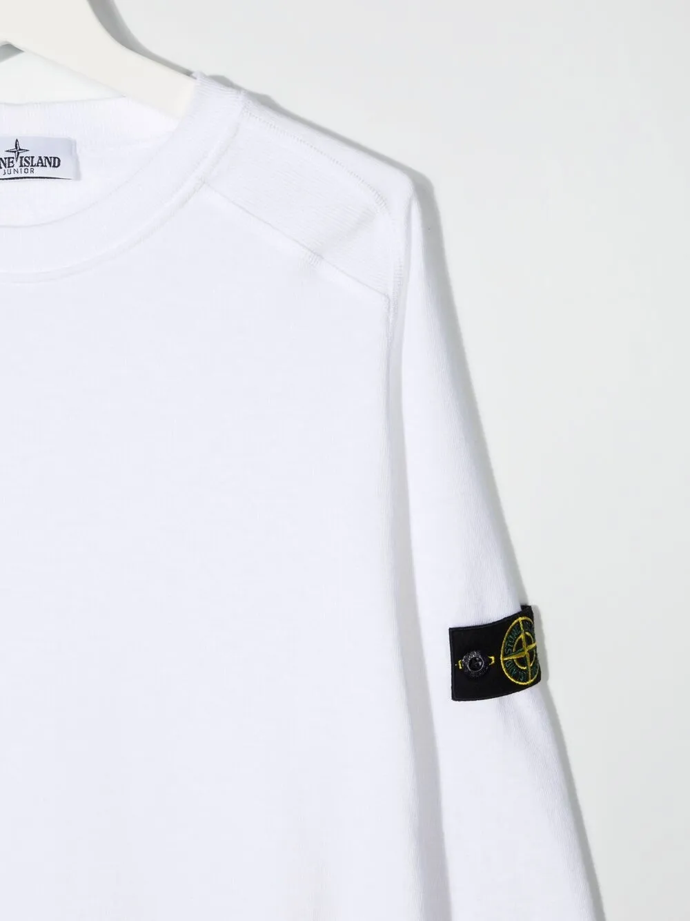 фото Stone island junior толстовка с нашивкой-логотипом