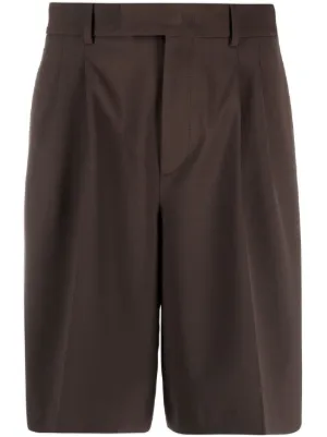 VALENTINO★コットン&リネンショーツ ストレッチコットンキャンバス ユーティリティ 6inショーツ