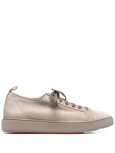 Santoni кеды на шнуровке