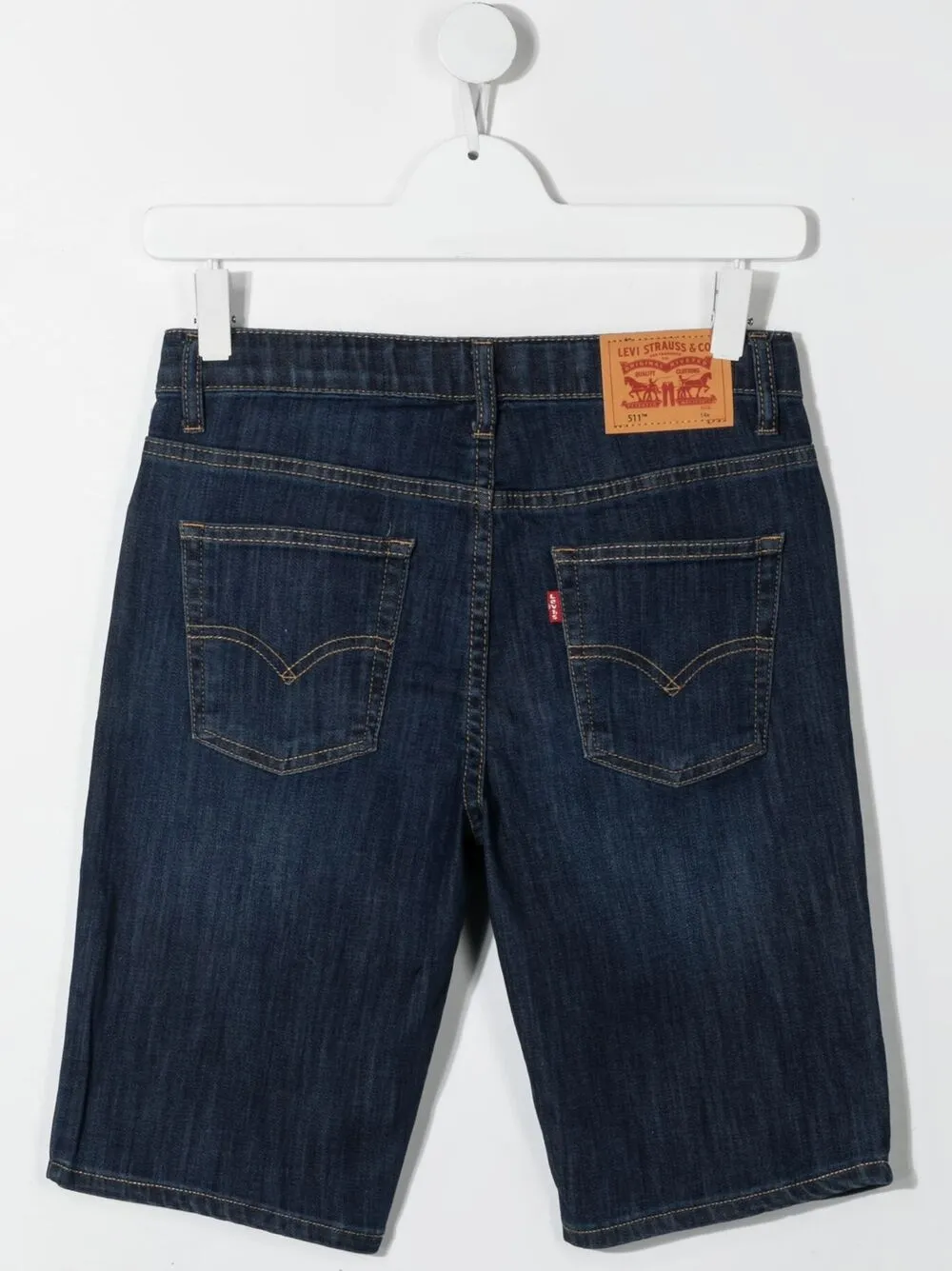 фото Levi's kids джинсовые шорты кроя слим