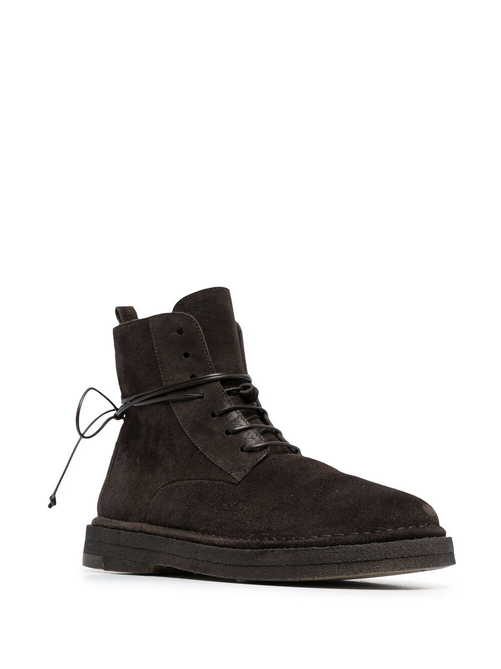 Shop Marsèll Parapa Lace-up Ankle Boots In Brown