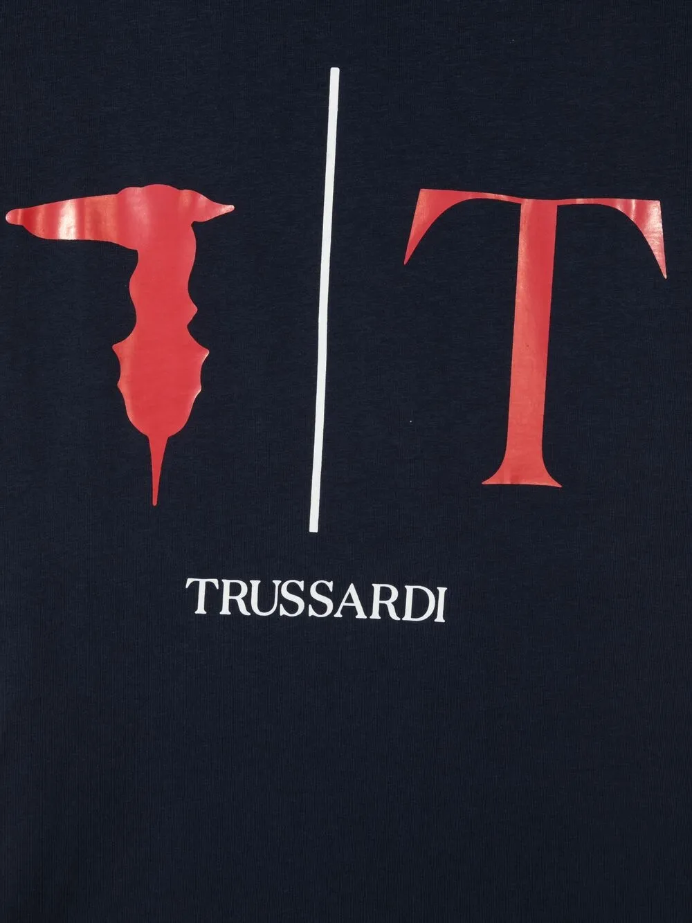 фото Trussardi junior футболка с логотипом