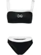 Imagem 1 de Dolce & Gabbana Biquíni com acabamento contrastante e bordado