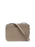 Valextra grained leather crossbody bag - Neutrals