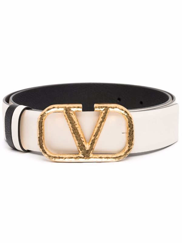 Valentino Garavani 30mm Reversible Vlogo leather belt - ShopStyle