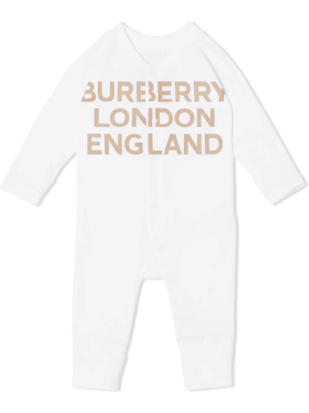 Image 2 of Burberry Kids logo-print romper