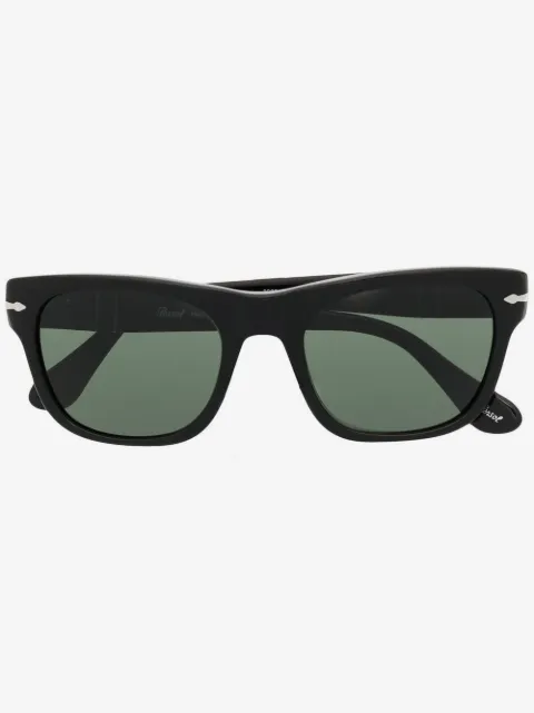 Persol polished-effect square-frame sunglasses 