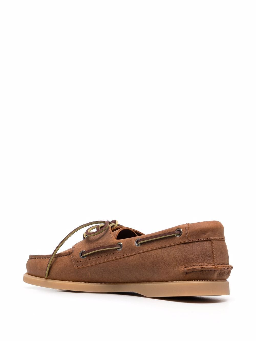 Shop Scarosso Jude Boat Shoes In Brown