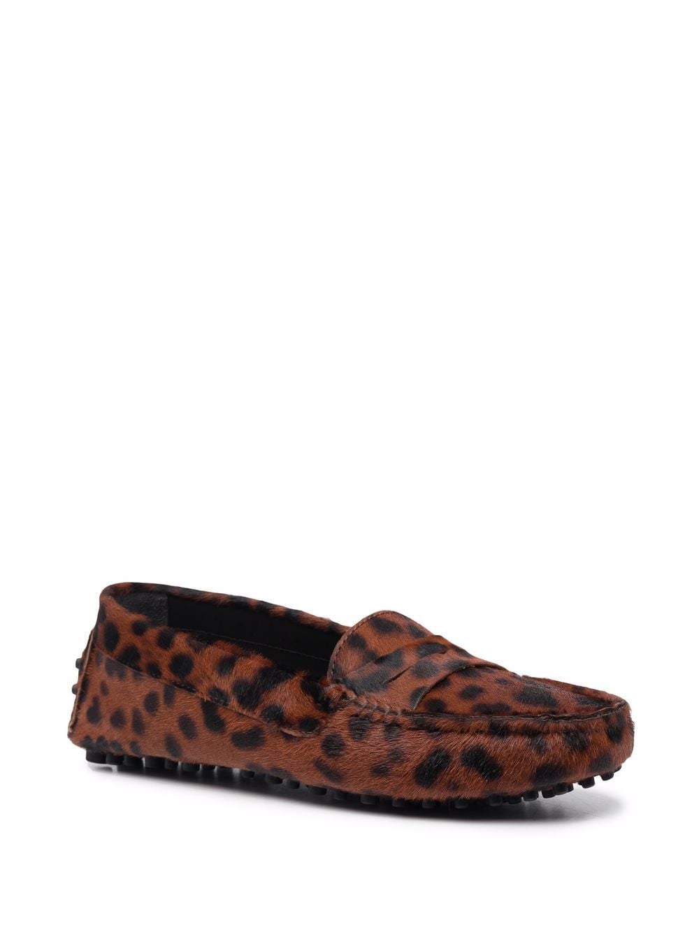 Scarosso Ashley Leopard-print Loafers In Leopard Print | ModeSens