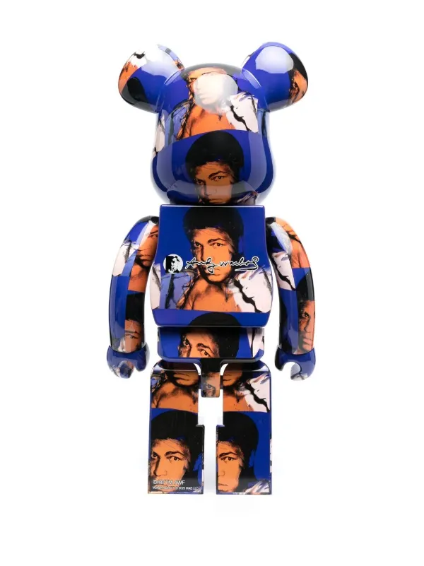 Medicom Toy Be@rbrick 1000% Andy Warhol Muhammad Ali Figure - Farfetch