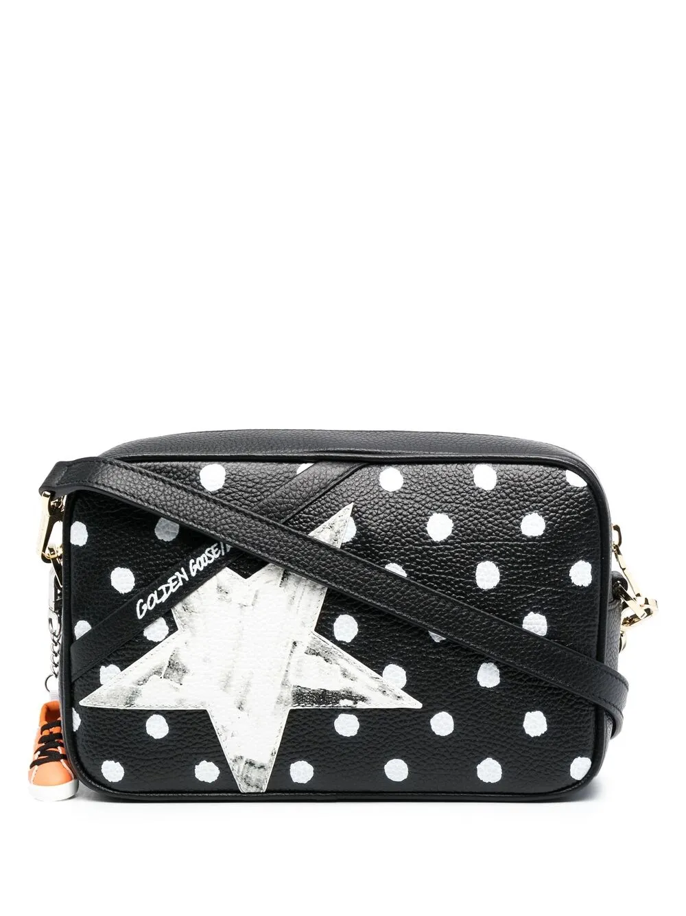 GOLDEN GOOSE POLKA-DOT PRINT SHOULDER BAG