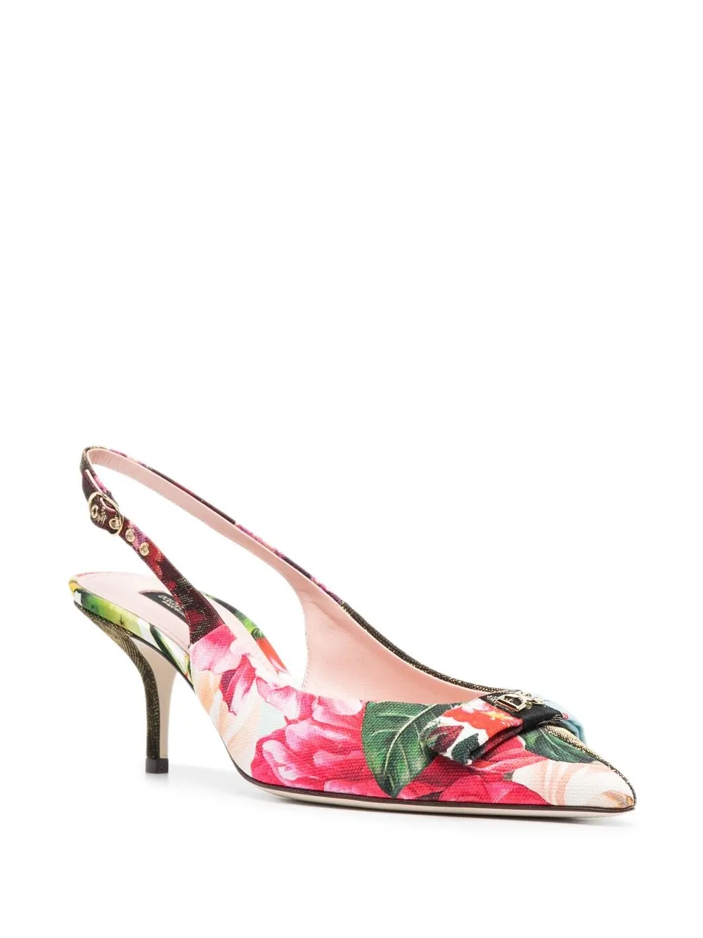 фото Dolce & gabbana туфли patchwork 60 с ремешком на пятке