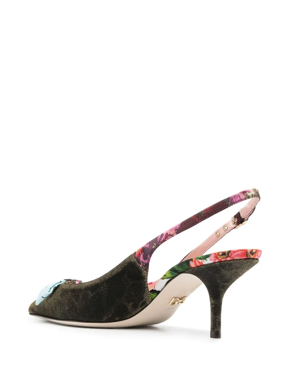 фото Dolce & gabbana туфли patchwork 60 с ремешком на пятке
