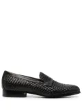 Scarosso Andrea interwoven loafers - Black