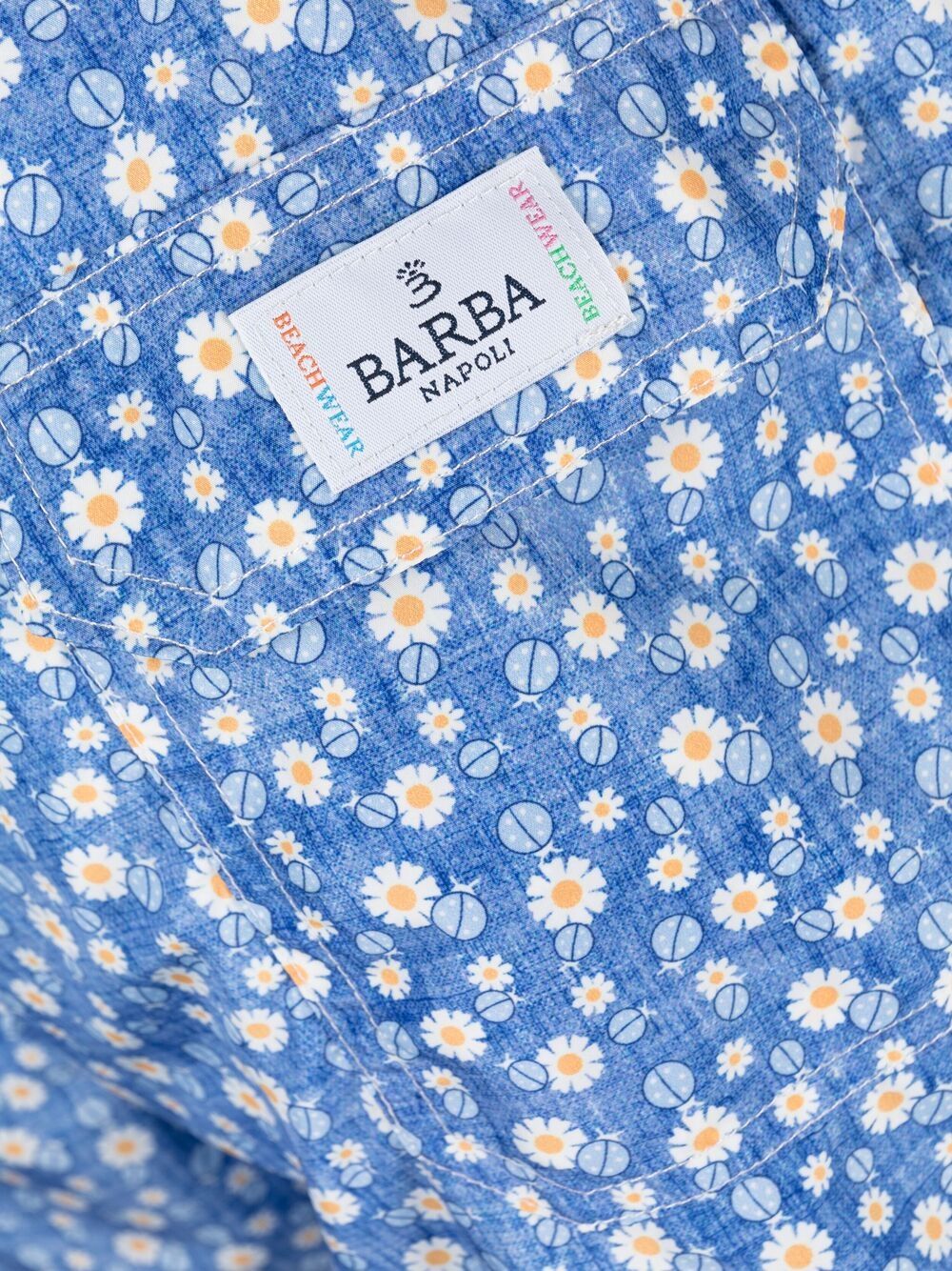 фото Barba плавки-шорты с цветочным принтом