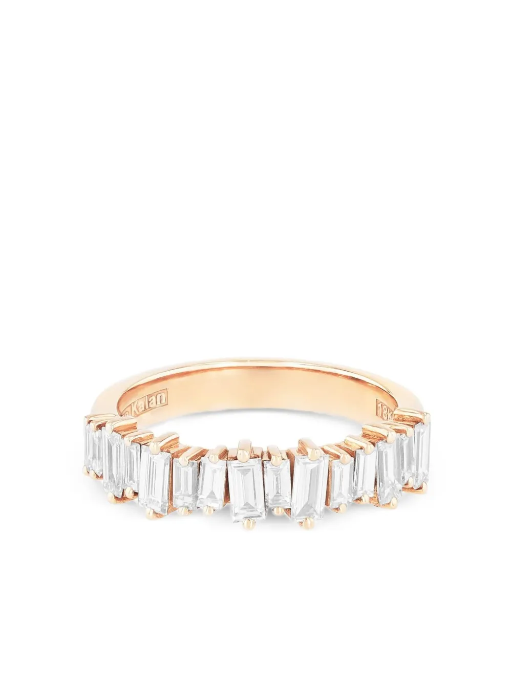 Suzanne Kalan 18K rose gold Bold diamonds ring - ピンク Suzanne Kalan 18K rose gold Bold diamonds ring - ピンク