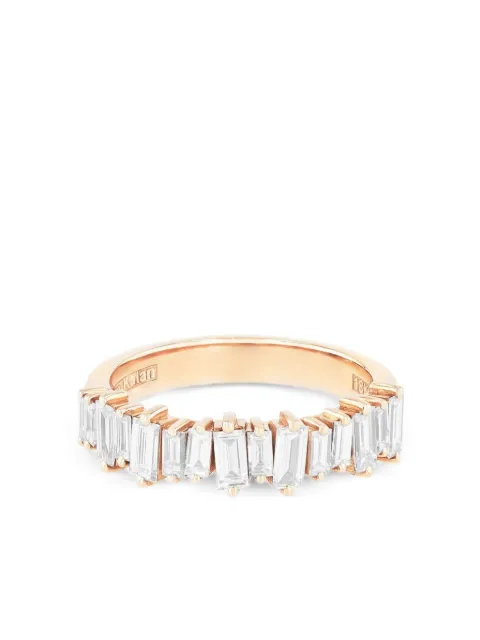 Suzanne Kalan 18K rose gold Bold diamonds ring