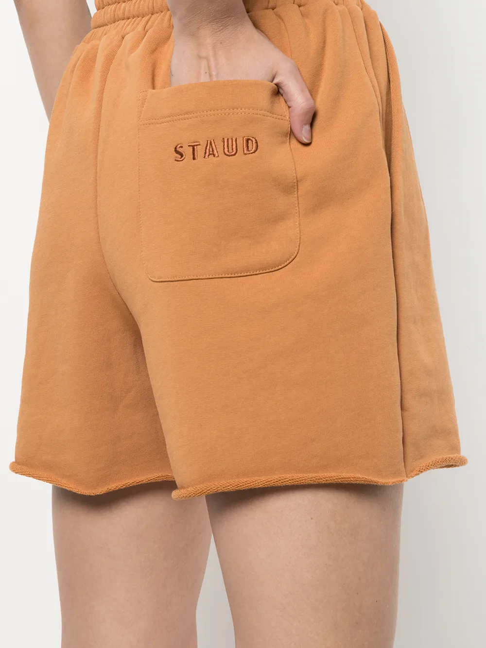 фото Staud спортивные шорты с кулиской