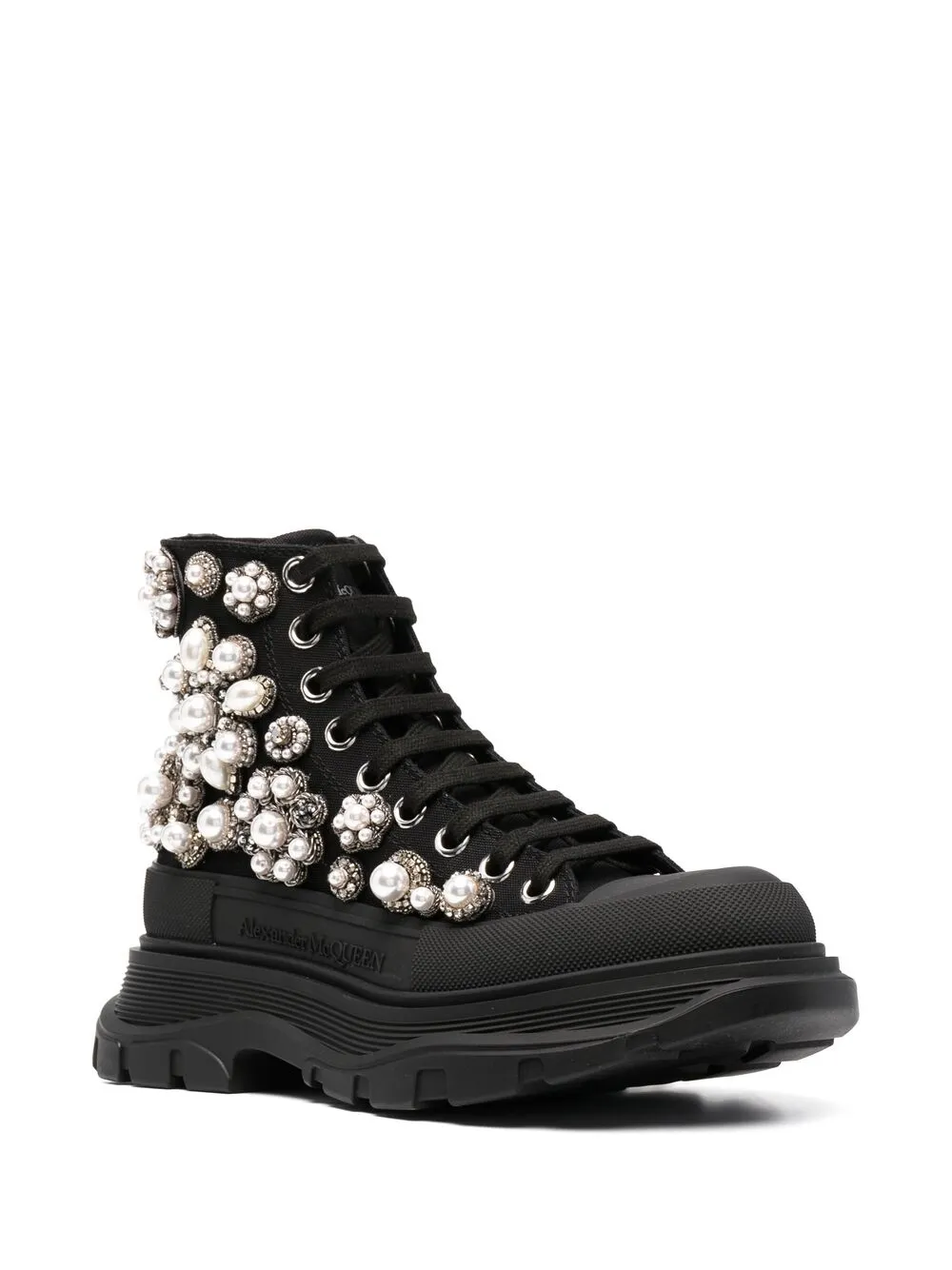 фото Alexander mcqueen декорированные кроссовки tread slick