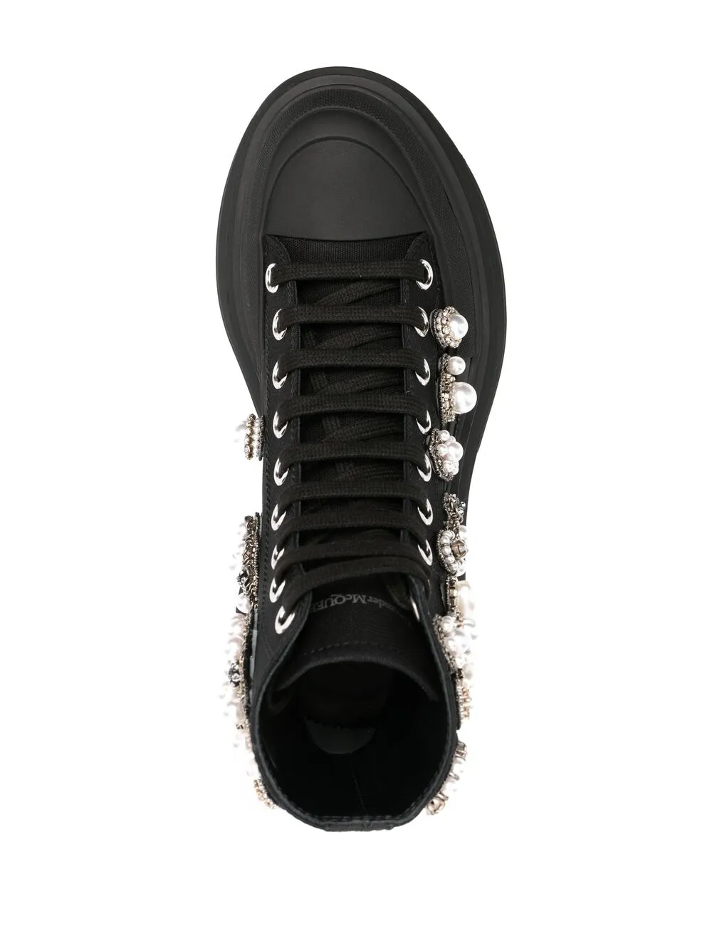 фото Alexander mcqueen декорированные кроссовки tread slick