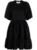 MSGM puff-sleeve mini dress - Black