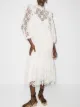 Image 2 of ALEMAIS Osiris crochet midi dress