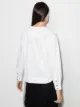 GANNI frilled Peter Pan collar blouse