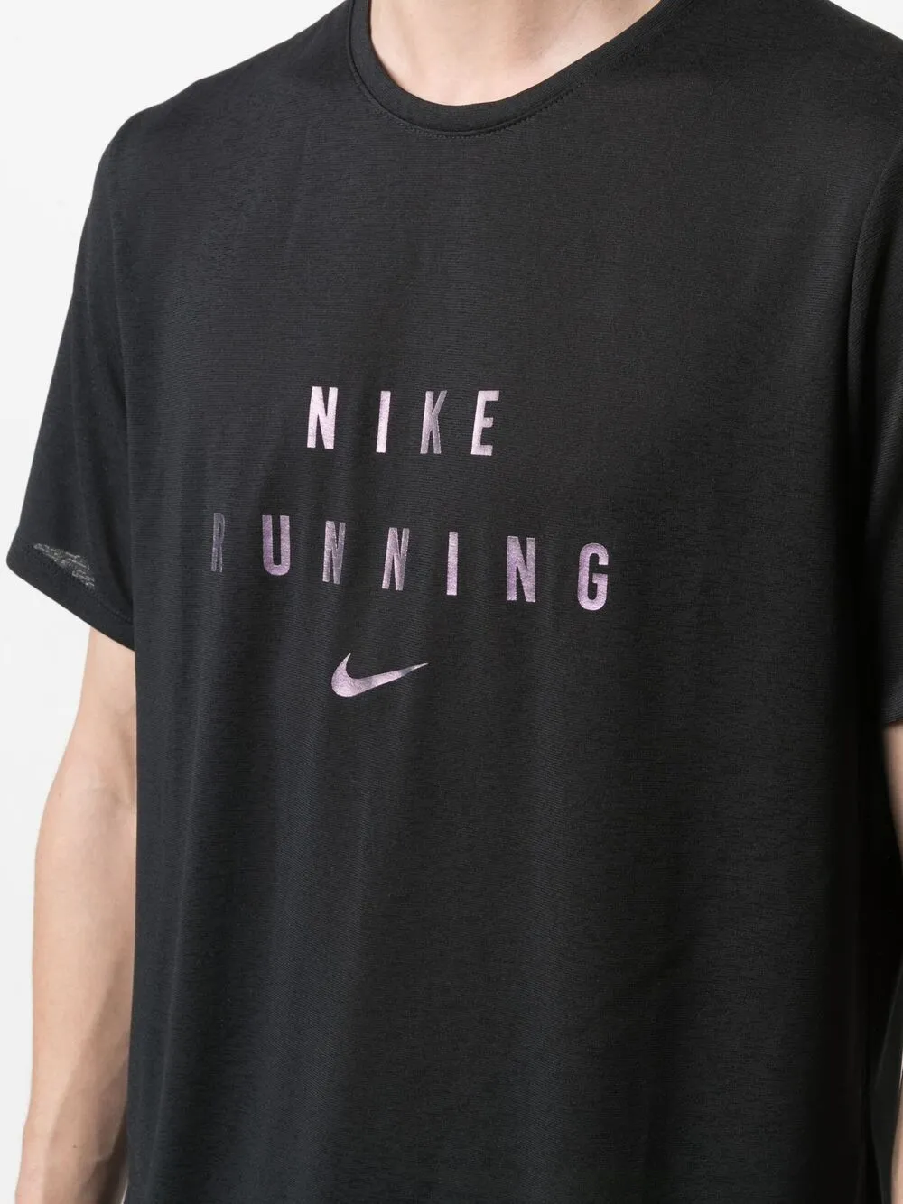 фото Nike футболка dri-fit miler с логотипом