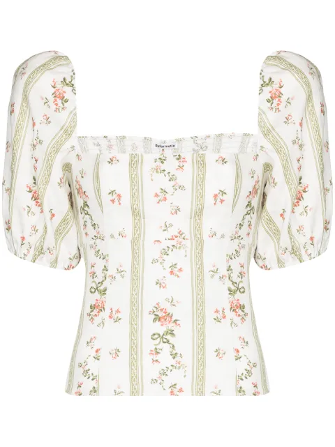 Reformation Blusa Arancini com estampa floral