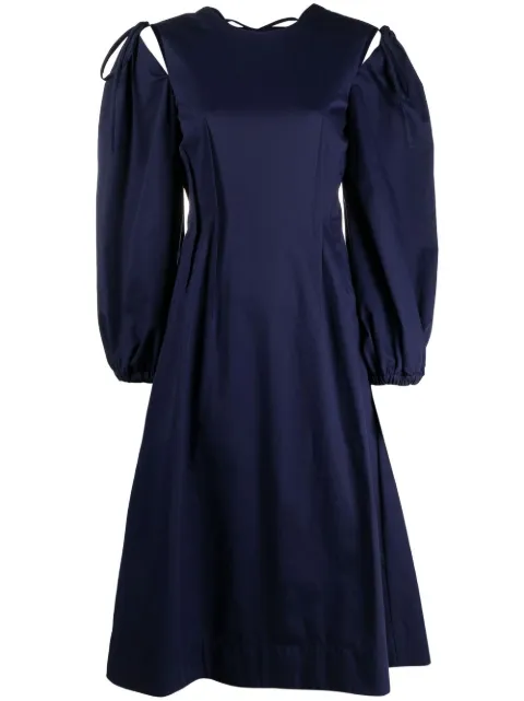 MSGM long-sleeve A-line dress