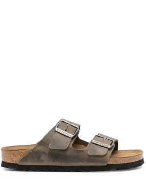 Birkenstock スエード サンダル | ブラウン | FARFETCH JP