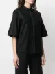 Giambattista Valli short-sleeved floral embroidered shirt