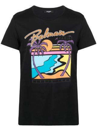 Balmain beach discount print