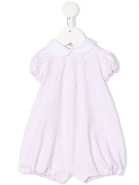 Siola bow-detail short-sleeved romper