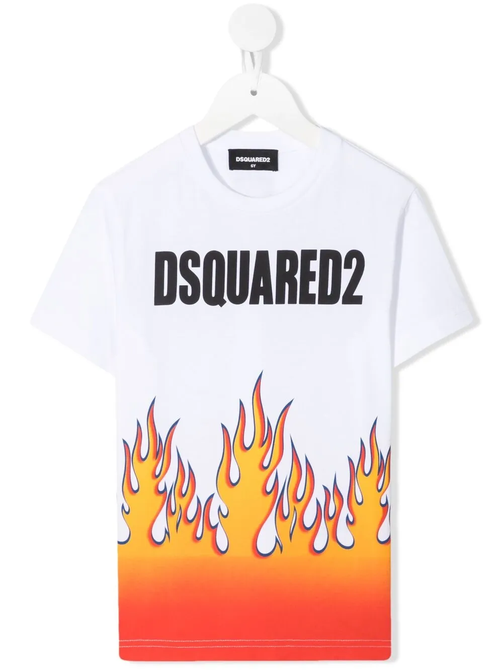 Dsquared2 Kids топ с надписью. Футболка Дискваред белая.