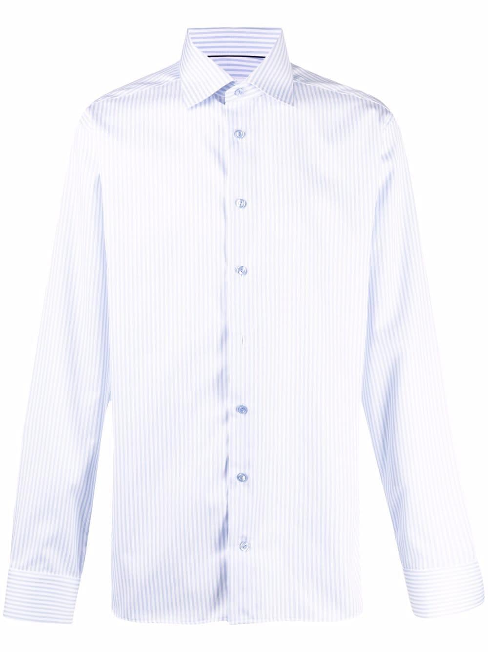 фото Eton полосатая рубашка узкого кроя